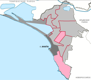 Супсехский сельский округ на карте