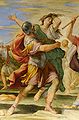 Похищение сабинянок, деталь фрески в «Кабинет королевы», Лувр