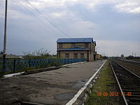 Вокзал станции Вертуновская. 2012 год