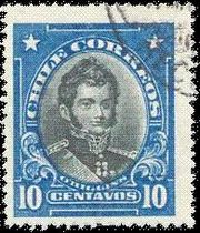 1912: Б. О’Хиггинс, Верховный правитель Чили (1818—1823). Его имя носит чилийская антарктическая станция (Sc #116)