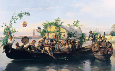 Праздник искупления в Венеции (итал. La Festa del Redentore a Venezia) ,1872