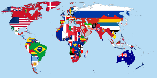 Флаги стран мира, 1914 год