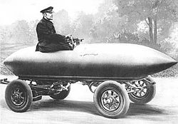 гоночный электромобиль «La Jamais Contente», 1899 г