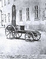 Первая машина Маркуса с бензиновым двигателем, 1870
