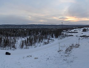 Вид на Верхнетуломский. Ноябрь 2015 г.