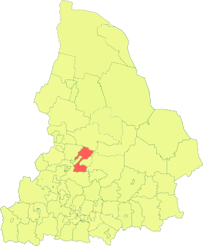 Верхнесалдинский район Верхнесалдинский городской округ на карте