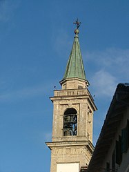 Храм-колокольня святых Гермагора и Фортуната, Лоренцаго-ди-Кадоре, Венеция, Италия