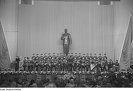 Выступление в Лейпциге (ГДР), 1952 год.
