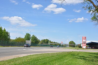 Пешеходный мост на ул. Грамздас