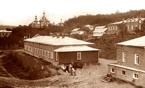 Свято-Троицкий Николаевский мужской монастырь в 1910 году