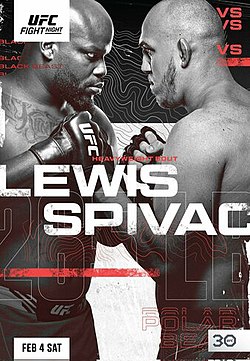 Постер UFC Fight Night: Льюис - Спивак