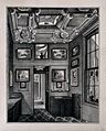 Гардеробная на первом этаже дома Соуна. Литография Ч. Дж. Ричардсона, 1835