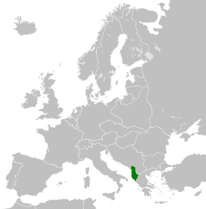 Албанское королевство в 1936 году