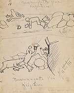 Карикатуры из газеты «Фрамсия», высмеивающие обувь, изобретённую Свердрупом