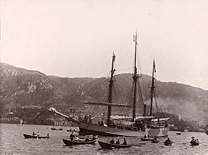 «Фрам» отплывает из Бергена 2 июля 1893 года