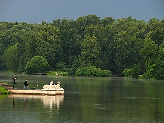 Пристань на Верхнем Царицынском пруду