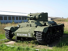 пехотный танк Valentine VI в танковом музее, Кубинка