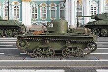 Т-38 на Дворцовой площади