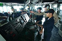 Ходовая рубка эсминца USS Curtis Wilbur (DDG-54)