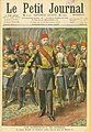 Le Petit Journal 1909, Мехмед V после провозглашения его султаном.