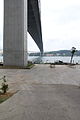 Вид со дна Ортакейской ветви Босфорского моста