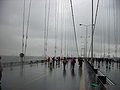 Во время евразийского марафона разрешен пешеходный переход от Босфорского моста
