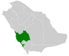Провинция Мекка на карте