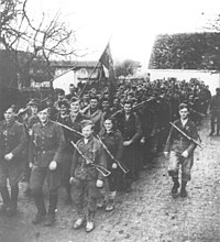 4-й батальон Осиекской ударной бригады, осень 1944 года