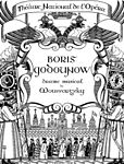 И. Я. Билибин. Заглавный лист программки к опере М. П. Мусоргского «Борис Годунов». 1908 г.