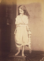 Оскар Густав Рейландер. Задумчивая девочка, около 1860