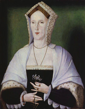 Портрет неизвестной женщины. Традиционно считается портретом Маргарет Поул, восьмой графини Солсбери[1]. 1515/1525 год, Лондон, Национальная портретная галерея[2]