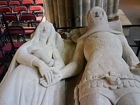 Надгробье 10-го графа Арундела и его второй жены Элеоноры Ланкастерской в Чичестерском соборе