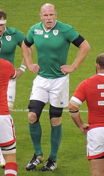 Пол О’Коннелл в матче Ирландия—Канада чемпионата мира 2015 года