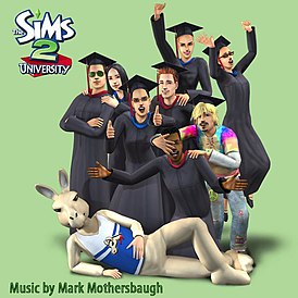 Обложка альбома «The Sims 2 University» (2005)