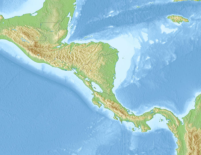 Список вулканов Центральной Америки (Центральная Америка)