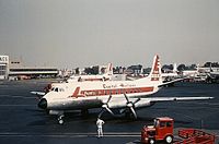 Vickers 745D Viscount компании Capital Airlines