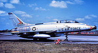 North American F-100F Super Sabre американских ВВС