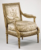 «Кресло королевы». Ок. 1780 г. Мастерская Ж. Жакоба, Париж
