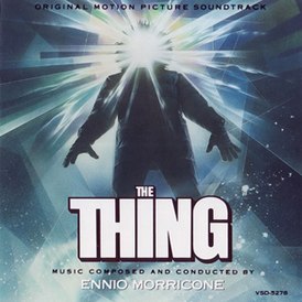 Обложка альбома Эннио Морриконе «The Thing — Original Motion Picture Soundtrack (переиздание)[36][37]» ()