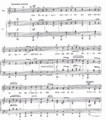 Переложение для голоса и фортепиано, лист 1