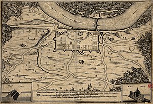 План Речицы 1663 года.
