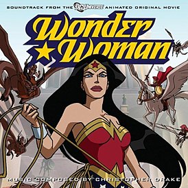 Обложка альбома Кристофер Дрейк «Wonder Woman: Soundtrack from the DC Universe Animated Original Movie[7][8]» ()