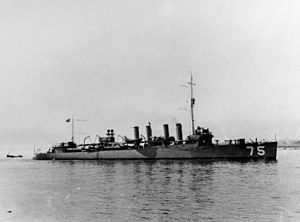 Головной эсминец типа, USS Wickes DD-75