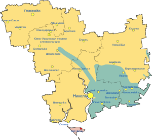 Николаевская область:  подконтрольная Украине  возвращена под контроль Украины  оккупированная Россией
