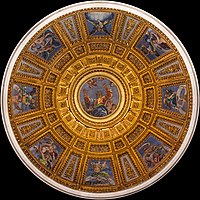 Мозаики купола капеллы Киджи работы Рафаэля
