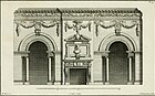 Проект оформления интерьера. Офорт. Издание 1731 г.