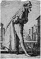 Панталоне, рисунок Ж. Калло (нач. XVII в.)
