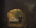 Бенджамин Уилсон. Дэвид Гаррик и Джордж Энн Беллами в «Ромео и Джульетте». 1753