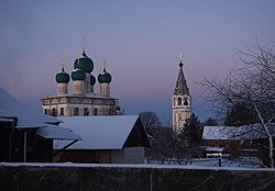 Вечерний вид на Воскресенский собор