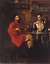 Домашняя крестьянская сцена (1855)